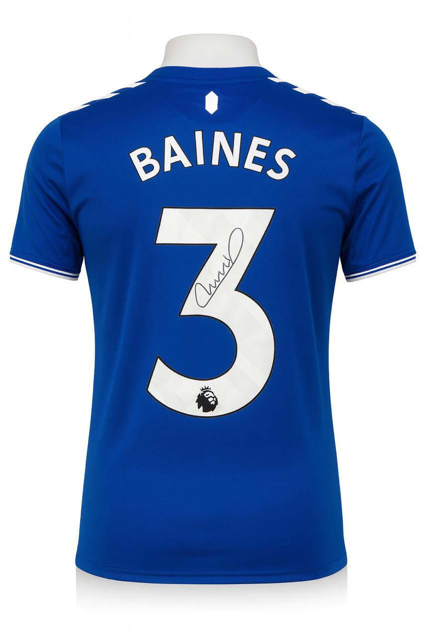 Leighton Baines Signed Everton Shirt